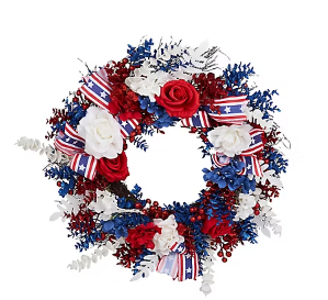 Berkley Jensen 24" Independence Day Traditional Wreath