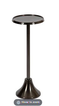 Kate and Laurel Sanzo Modern Pedestal Side Table