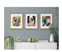 Kate and Laurel Adlynn Wall Picture Set of 4 Frame Set - Gold