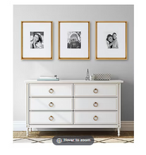 Kate and Laurel Calter Modern Wall Picture Frame Set - Gold