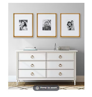 Kate and Laurel Calter Modern Wall Picture Frame Set - Gold