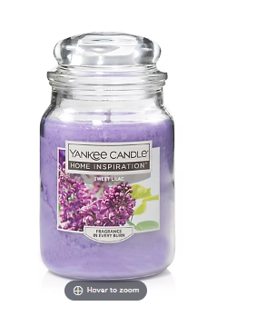 Yankee Candle Jar Candle, 19 oz. - Sweet Lilac