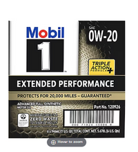Mobil 1 Extended Performance Full Synthetic Motor Oil 5W-30, 6 pk./1 qt.