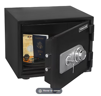 Honeywell 0.52-Cu.-Ft. Fire and Security Safe with Combination Dial/Key Lock