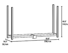 ShelterLogic 8' Ultra Duty Firewood Rack