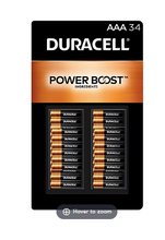 Duracell Power Boost AAA Alkaline Batteries, 34 ct.
