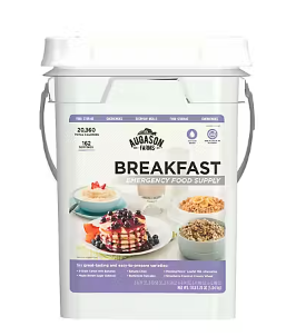 Augason Farms Breakfast Emergency Food Supply, 4 gal.