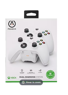 PowerA Duo Charging Station for Xbox Series X/S Controllers - White