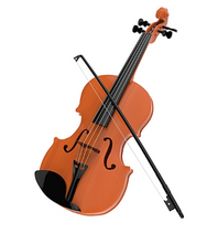 Toy Time Kids Electronic Violin with 4 Adjustable Strings and Bow