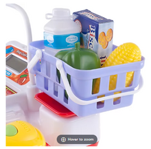 Toy Time Pretend Cash Register Supermarket Playset