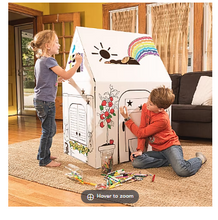 Easy Playhouse Cardboard Clubhouse