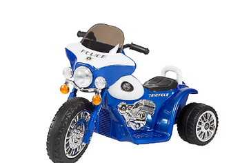 Toy Time 3-Wheel Mini Motorcycle Trike Ride-On