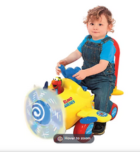 Kiddieland Sesame Street Elmo's Plane Light & Sound Activity Ride-On