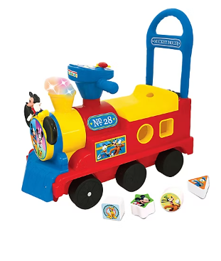 Kiddieland Disney Mickey Mouse Clubhouse Play n' Sort Activity Train Ride-On