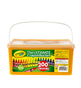 Crayola Ultimate Crayon Bucket, 200 ct.