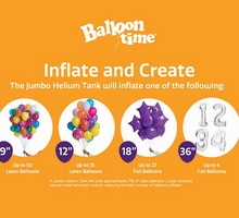 Balloon Time Jumbo Helium Kit - Festive Rouge