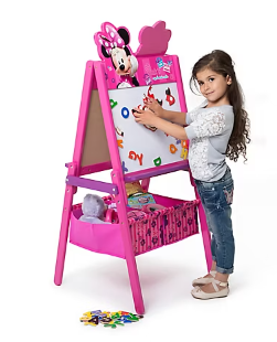 Delta Children Disney Minnie Mouse Double-Sided Activity Easel