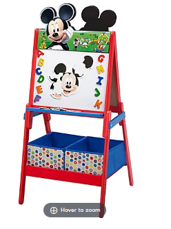 Delta Children Disney Mickey Mouse Double-Sided Activity Easel