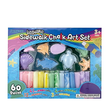 Juscreate Sidewalk Chalk Set, 60 Pc.