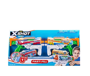 Zuru X-Shot Water Fast-Fill Skins Hyperload and Nano, 4-pk.