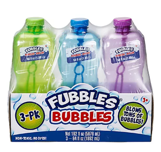 Fubbles Bubbles, 3 pk./ 64 oz.