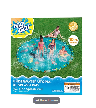 H2OGO! 10' Underwater Utopia Kids XL Sprinkler Splash Pad