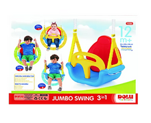 Dolu Toys Delu x e Childrens 3-In-1 Safety Swing