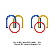 Toy Time 2-in-1 Horseshoe and Ringtoss Game