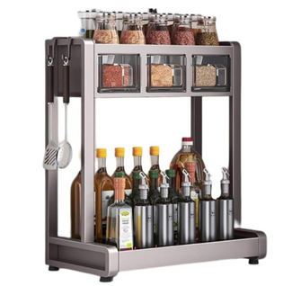 Standing Spice Rack for Kitchen, Large Capacity, Organizer