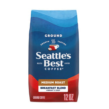 Seattle’s Best Coffee, Breakfast Blend, Medium Roast, Ground Coffee, 100% Arabica, 12 oz - Brands For Less USA