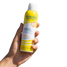 Seaweed Bath Co. Sheer & Sensitive Mineral Sunscreen Spray SPF 50, 6 oz, 3-pack