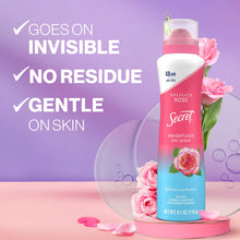 Secret Dry Spray Women's Antiperspirant Deodorant, Vanilla, Wild Rose & Waterlily, 4.1 oz., 3 pk.