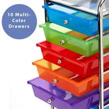 Seville Classics 10 Drawer Cart
