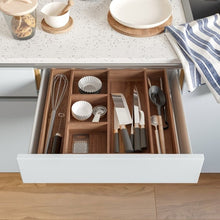 Seville Classics 9-piece Acacia Organizer Starter Set