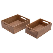 Seville Classics 9-piece Acacia Organizer Starter Set