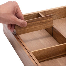 Seville Classics 9-piece Acacia Organizer Starter Set