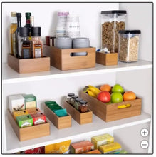 Seville Classics 9-piece Bamboo Organizer Starter Set