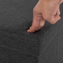 Seville Classics Foldable Storage Cube/Ottoman