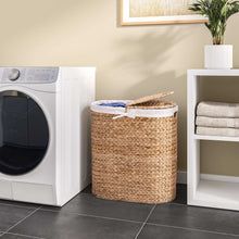 Seville Handwoven Water Hyacinth Laundry Hamper