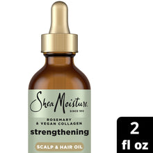SheaMoisture Strengthening Scalp Oil & Hair Oil Rosemary & Vegan Collagen, 2 oz