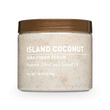 (3 pack)  Shea Sugar Scrub, Island Coconut Scent, 18 oz