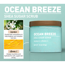 Shea Sugar Scrub, Ocean Breeze, 18 oz (3  pack)