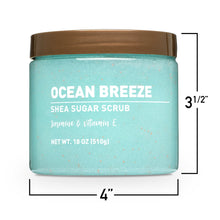 Shea Sugar Scrub, Ocean Breeze, 18 oz (3  pack)