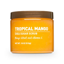 Shea Sugar Scrub, Tropical Mango, 18 oz (3 PACK )