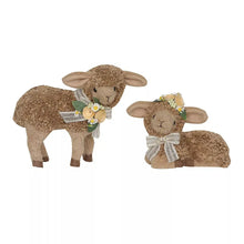 SheepWithWoodRoseAccentsSetof2 - Brands For Less USA