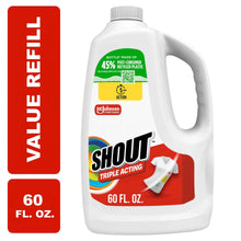 Shout Triple-Acting Refill, Laundry Stain Remover, 60 fl oz - Brands For Less USA