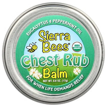 SierraBees_ChestRubBalm_Eucalyptus_Peppermint_0.6oz_17g - Brands For Less USA