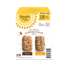 Simple Mills Soft Baked Almond Flour Bars, Variety Pack, 18 ct.