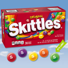 Caramelos masticables Skittles Original Fruity, tamaño completo, 2,17 oz, paquete de 36.