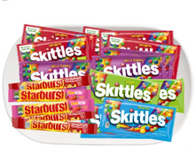 Skittles and Starburst Chewy Candy, Variety Pack, Full Size, 30-count